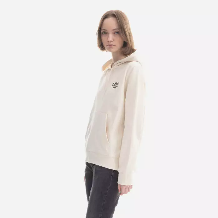 A.P.C. Hoodie Manuela COEZD-F27760 OFF WHITE 1 A.P.C. Hoodie Manuela COEZD-F27760 OFF WHITE