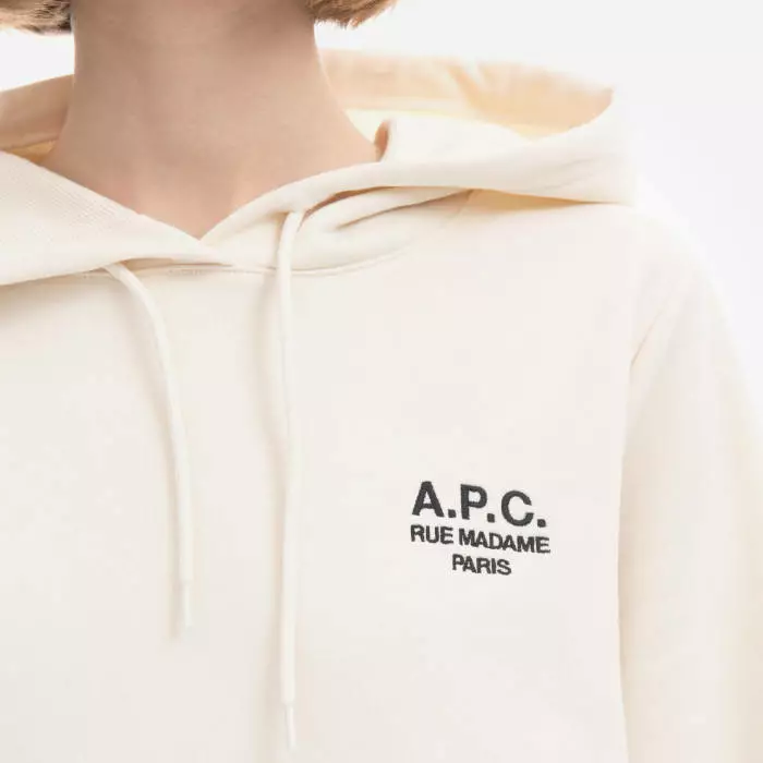 A.P.C. Hoodie Manuela COEZD-F27760 OFF WHITE 4 A.P.C. Hoodie Manuela COEZD-F27760 OFF WHITE - Image 4