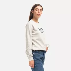 A.P.C. Sweat Tina COEZD-F27561 ECRU CHINE 8 A.P.C. Sweat Tina COEZD-F27561 ECRU CHINE -Women's Sweatshirts Sales eng pl A P C Sweat Tina COEZD F27561 ECRU CHINE 1048350 4