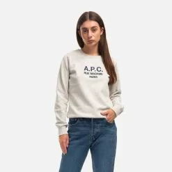 A.P.C. Sweat Tina COEZD-F27561 ECRU CHINE 9 A.P.C. Sweat Tina COEZD-F27561 ECRU CHINE -Women's Sweatshirts Sales eng pl A P C Sweat Tina COEZD F27561 ECRU CHINE 1048350 5