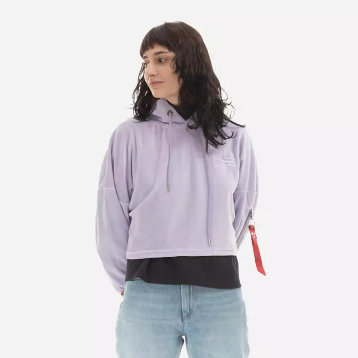 Alpha Industries Frottee Hoody COS Wmn 108041 664 1 Alpha Industries Frottee Hoody COS Wmn 108041 664