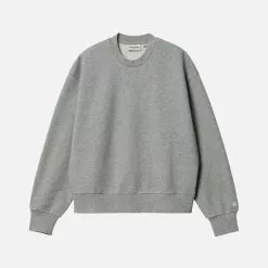 Carhartt WIP W' Casey Sweatshirt I030629 GREY HEATHER/SILVER -Women's Sweatshirts Sales eng pl Carhartt WIP W Casey Sweatshirt I030629 GREY HEATHER SILVER 1052362 4