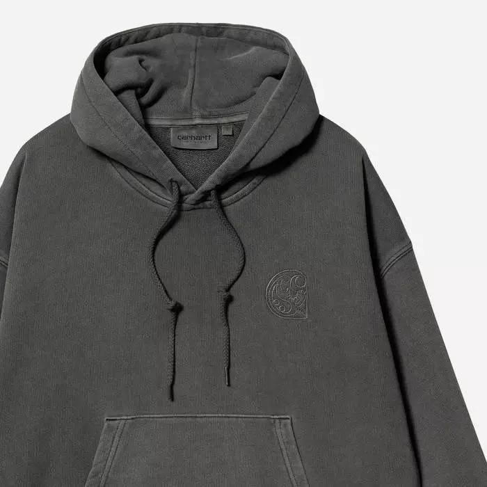 Carhartt WIP W' Hooded Verse C Sweat I030631 VULCAN 6 Carhartt WIP W' Hooded Verse C Sweat I030631 VULCAN - Image 6