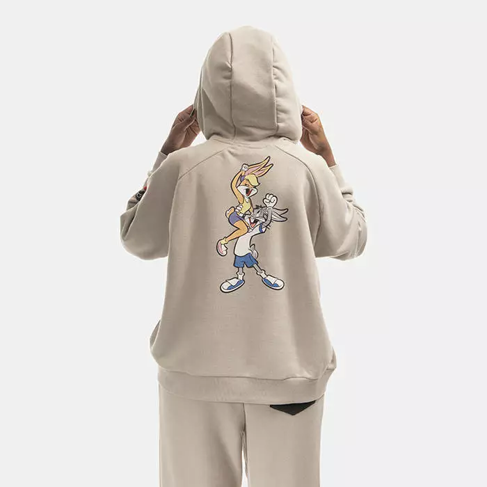 Ellesse X Looney Tunes Tweeto Oh Hoody SML15214 LIGHT GREY 3 Ellesse X Looney Tunes Tweeto Oh Hoody SML15214 LIGHT GREY - Image 3