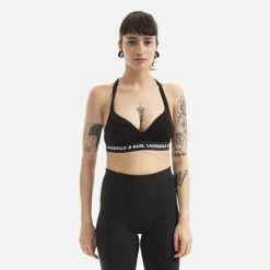 Karl Lagerfeld Padded Logo Bra 211W2109 999