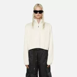 Rains Fleece Sweatshirt In Half Zip 18100 FOSSIL