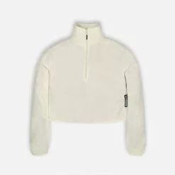 Rains Fleece Sweatshirt In Half Zip 18100 FOSSIL -Women's Sweatshirts Sales eng pl Rains Fleece sweatshirt in Half Zip 18100 FOSSIL 1048631 3