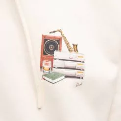 Drôle De Monsieur Sweatshirt Drole De Monsieur Le Hoodie Saxophone HO111 CREAM -Women's Sweatshirts Sales eng pl Sweatshirt Drole De Monsieur Le Hoodie Saxophone HO111 CREAM 1049276 5