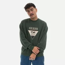 Sweatshirt GUESS Originals Go Ryan Leather Triangle Crewneck M2RQ28KBJ31 F82G