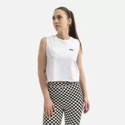 Vans Junior V Muscle Crop VN0A4DNGWHT