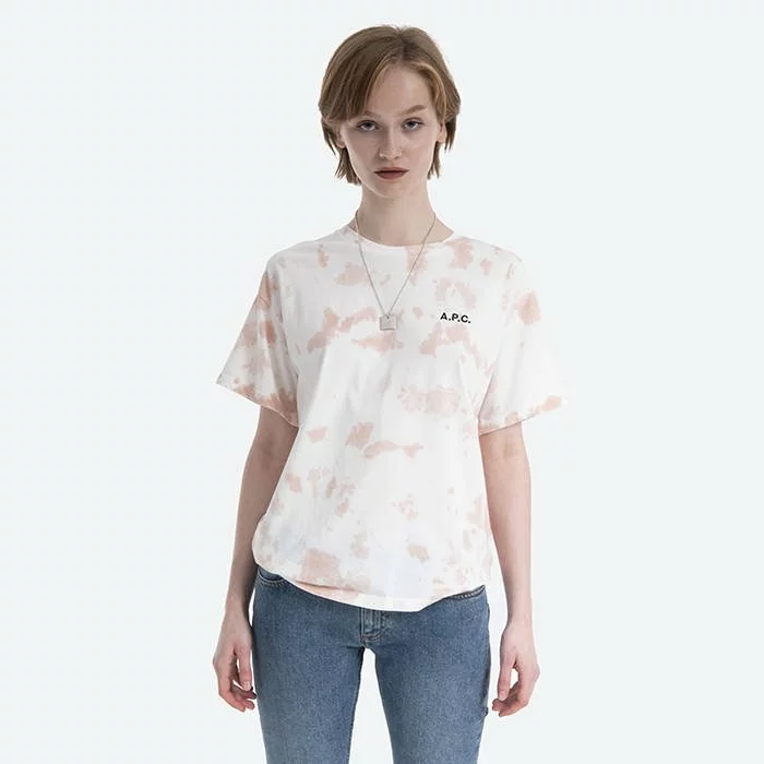 A.P.C. Women's T-shirt A. P. C. T-shirt Cassie COEJN-F26954 ROSE 5 A.P.C. Women's T-shirt A. P. C. T-shirt Cassie COEJN-F26954 ROSE - Image 5