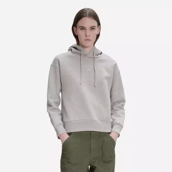 A.P.C. Women's Sweatshirt A. P. C. Hoodie Christina COFDZ-F27624 HEATHER GREY 1 A.P.C. Women's Sweatshirt A. P. C. Hoodie Christina COFDZ-F27624 HEATHER GREY