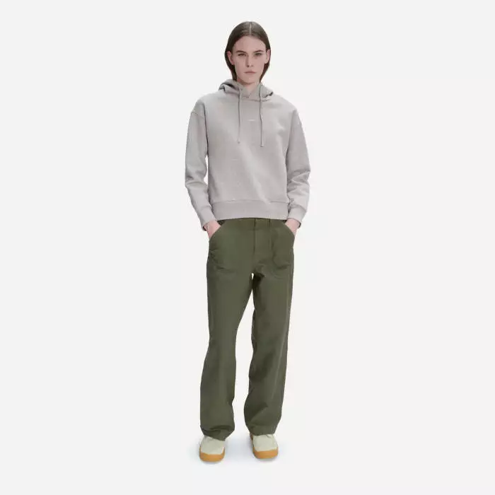 A.P.C. Women's Sweatshirt A. P. C. Hoodie Christina COFDZ-F27624 HEATHER GREY 2 A.P.C. Women's Sweatshirt A. P. C. Hoodie Christina COFDZ-F27624 HEATHER GREY - Image 2