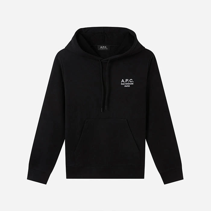 A.P.C. Women's Sweatshirt A. P. C. Hoodie Manuela COEZD-F27760 BLACK 4 A.P.C. Women's Sweatshirt A. P. C. Hoodie Manuela COEZD-F27760 BLACK - Image 4