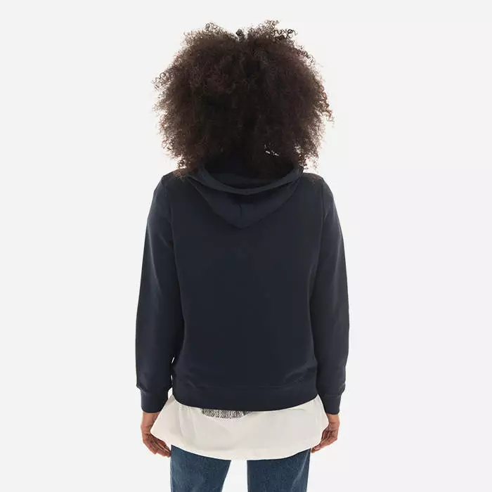 A.P.C. Women's Sweatshirt A. P. C. Hoodie Manuela COEZD-F27760 MARINE 3 A.P.C. Women's Sweatshirt A. P. C. Hoodie Manuela COEZD-F27760 MARINE - Image 3