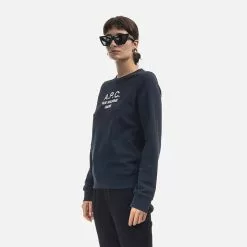 A.P.C. Women's Sweatshirt A. P. C. Sweat Tina COEZD-F27561 MARINE