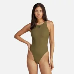 Women's Swimsuit Adidas Originals Adicol Rib Suit IC2249